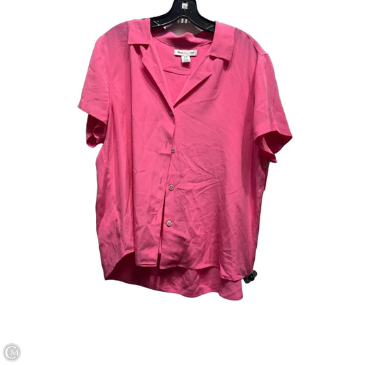 Top Short Sleeve By Tommy Bahama In Pink, Size: L