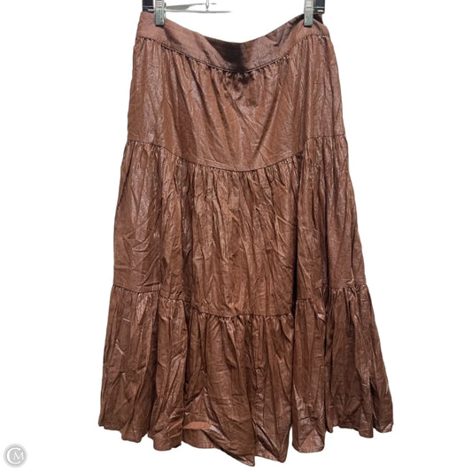 Skirt Maxi By Lauren Conrad In Brown, Size: L