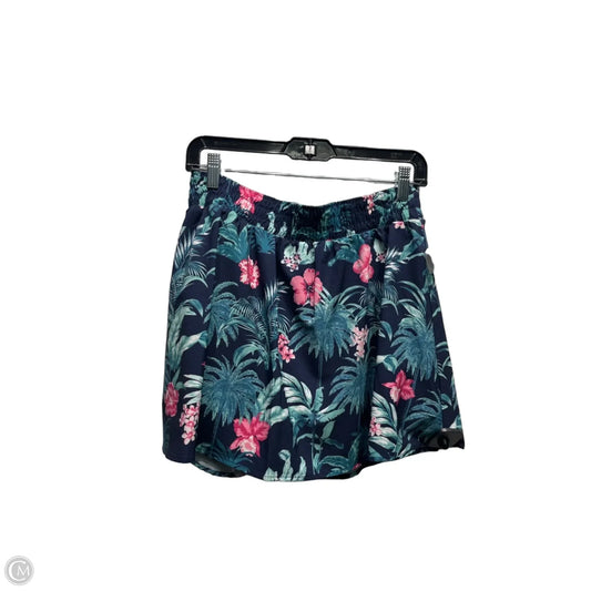 Skort By Tommy Bahama In Green & Pink, Size: L