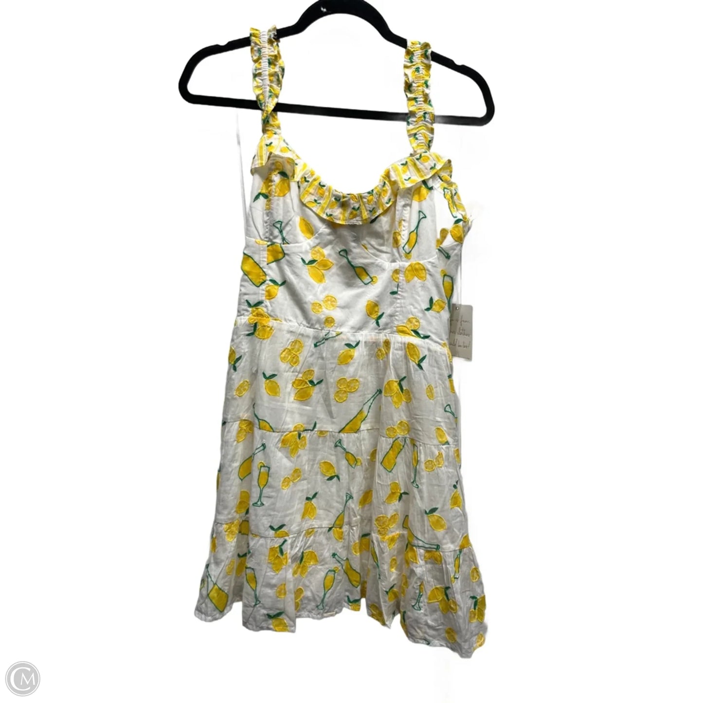 Dress Casual Short By Show Me Your Mumu In Yellow, Size: Xl
