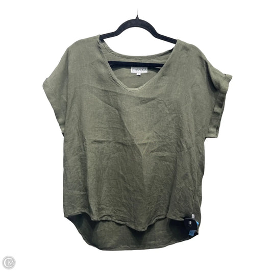 Top Short Sleeve By  camixa In Green, Size: M