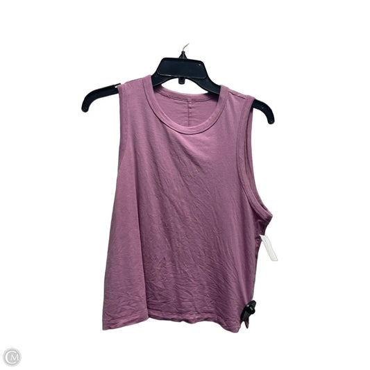Athletic Tank Top By Lululemon In Mauve, Size: S