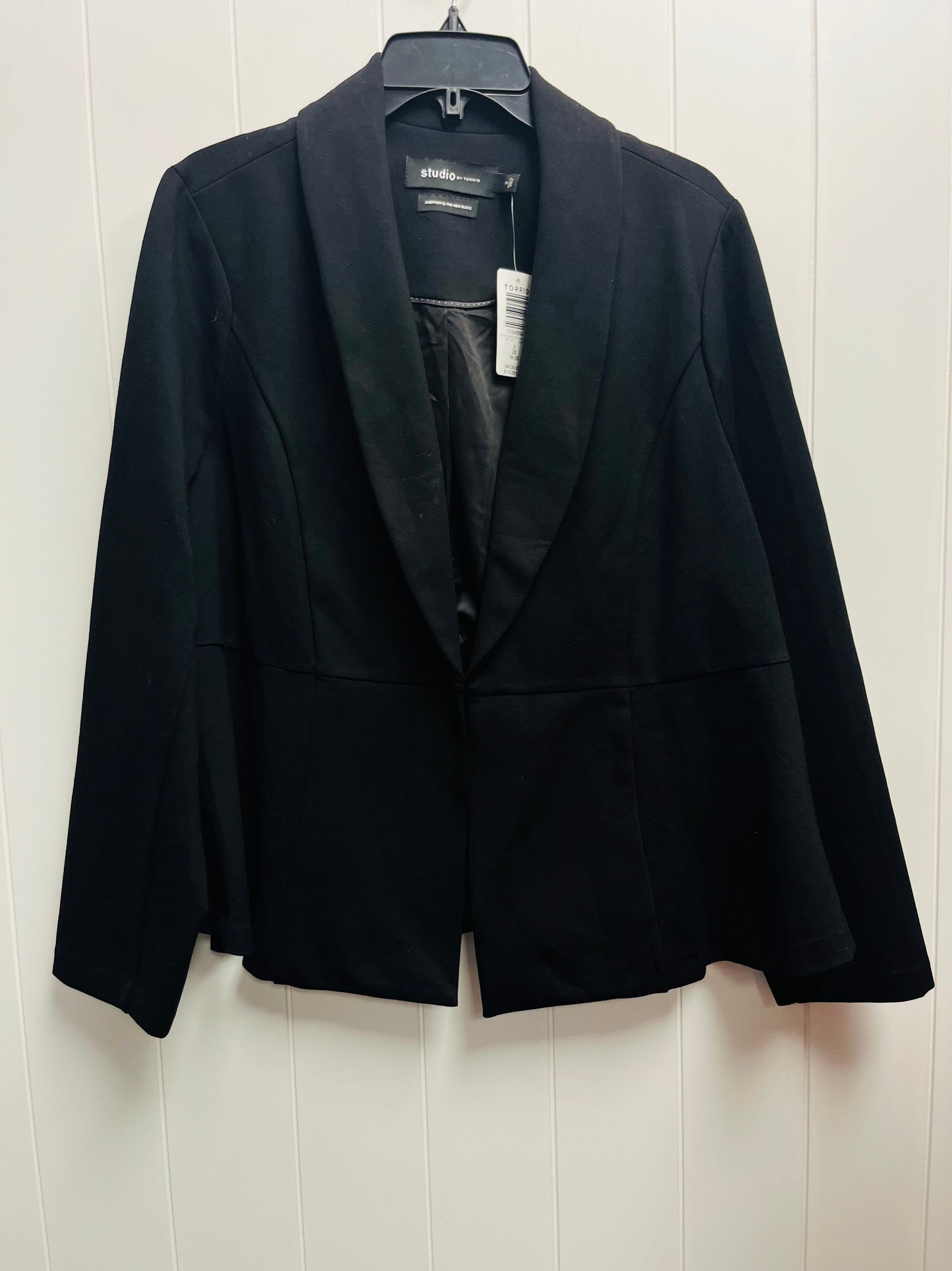 Blazer By Torrid In Black, Size: 2x