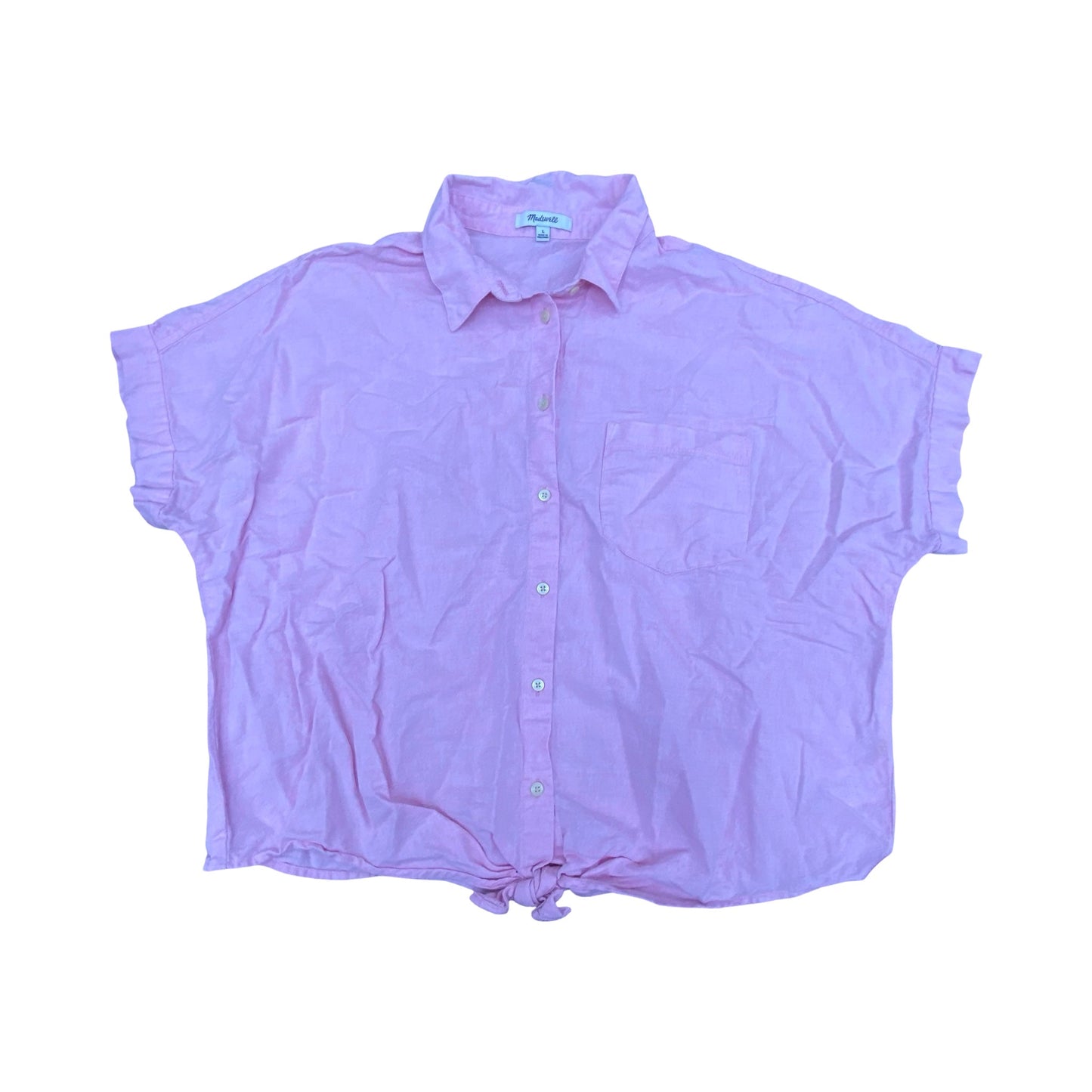 Top Ss By Madewell In Pink, Size:L