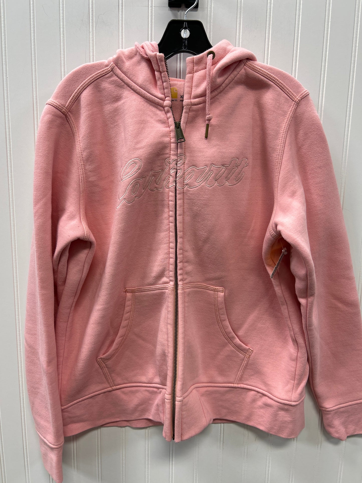 Sweatshirt Hoodie By Carhartt In Pink, Size:Xl