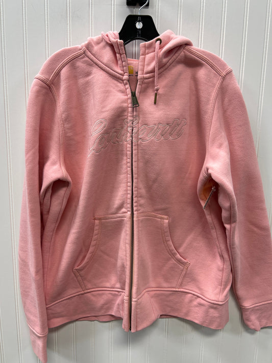 Sweatshirt Hoodie By Carhartt In Pink, Size:Xl