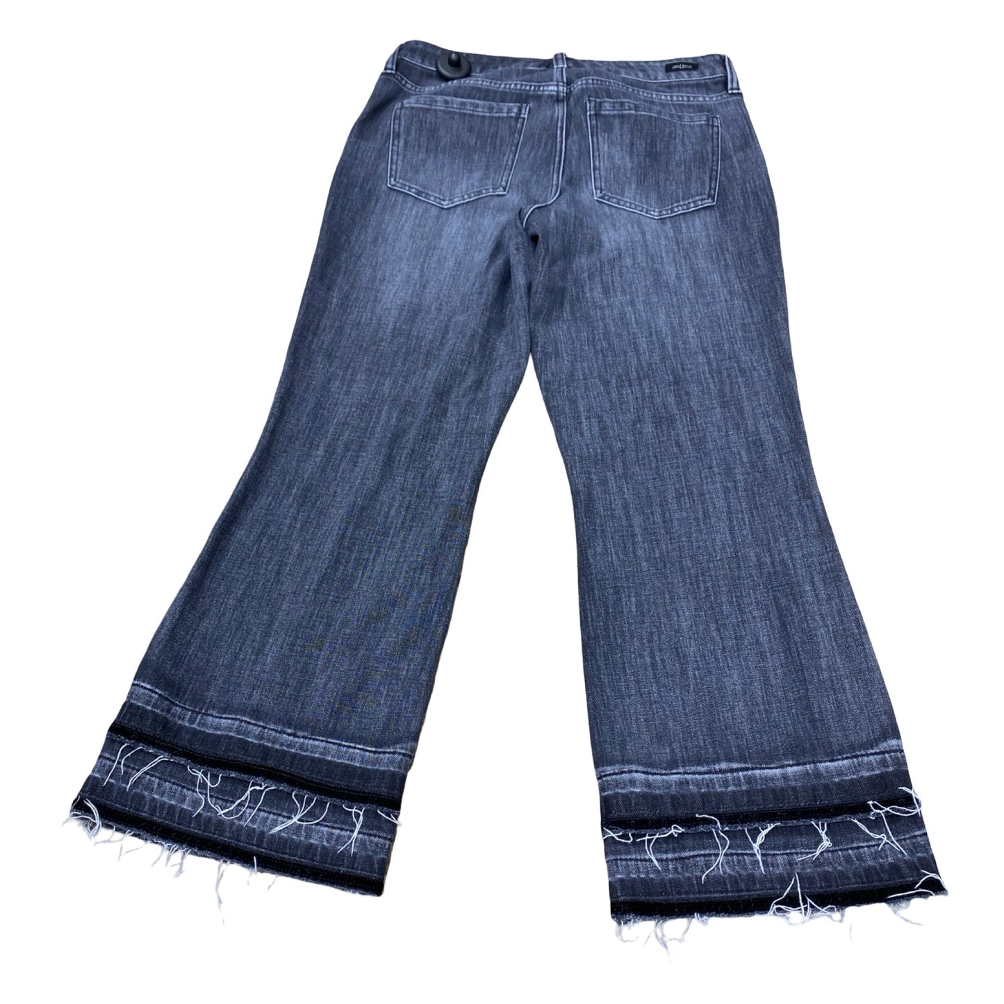 Jeans Straight By Liverpool In Grey Denim, Size:10