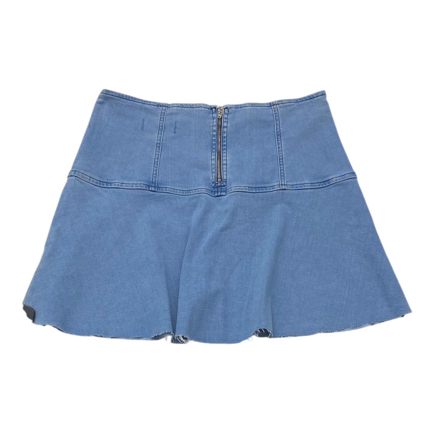 Skirt Midi By We The Free In Blue Denim, Size:12