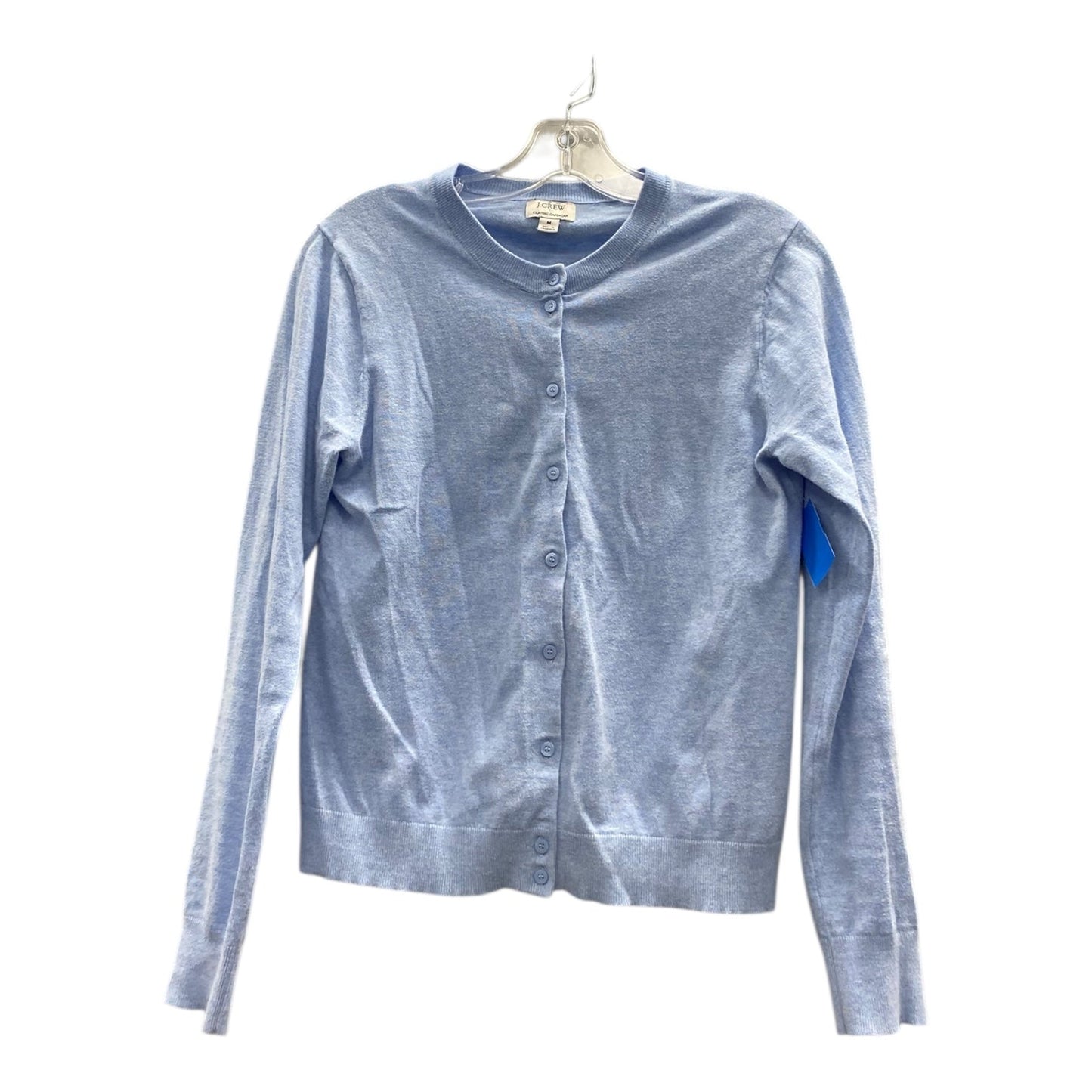 Sweater Cardigan By J. Crew In Blue, Size:M