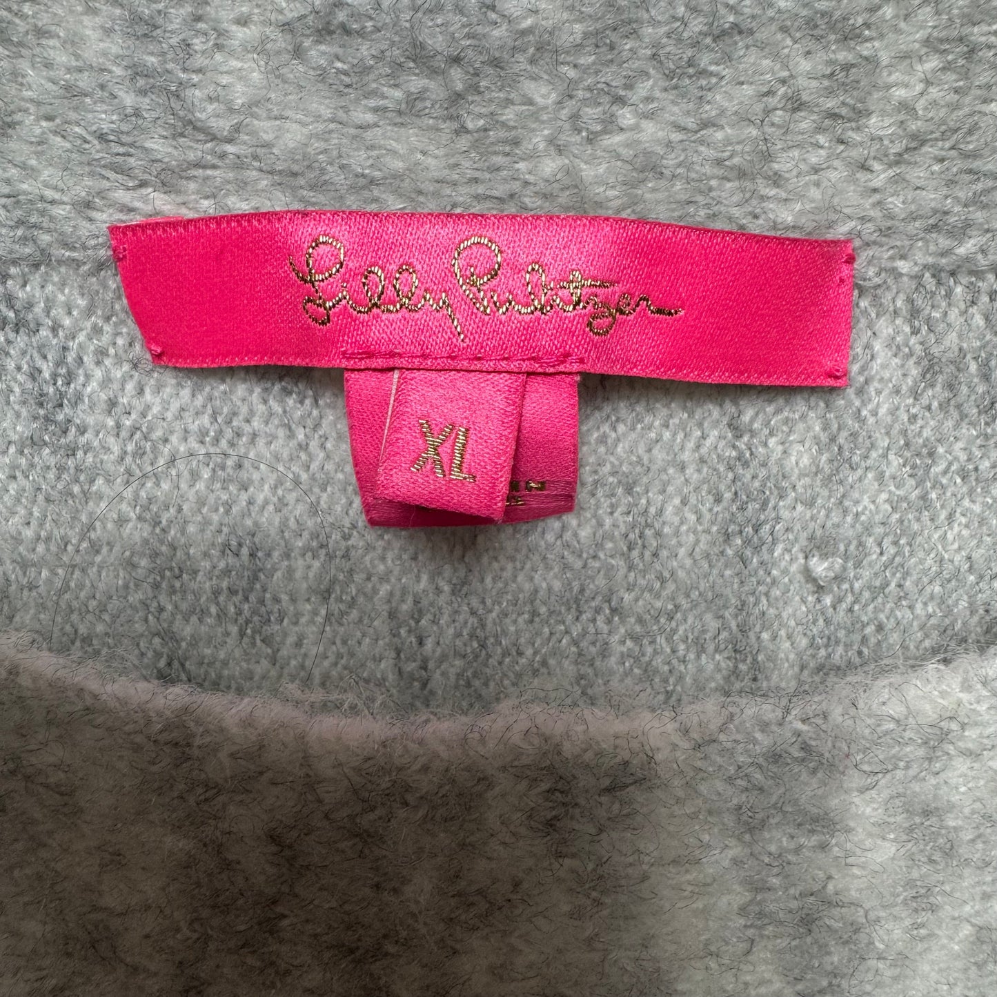 Sweater Designer By Lilly Pulitzer In Grey, Size: Xl