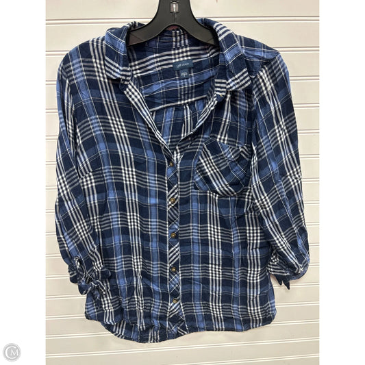 Top Long Sleeve By J. Jill In Navy, Size: S