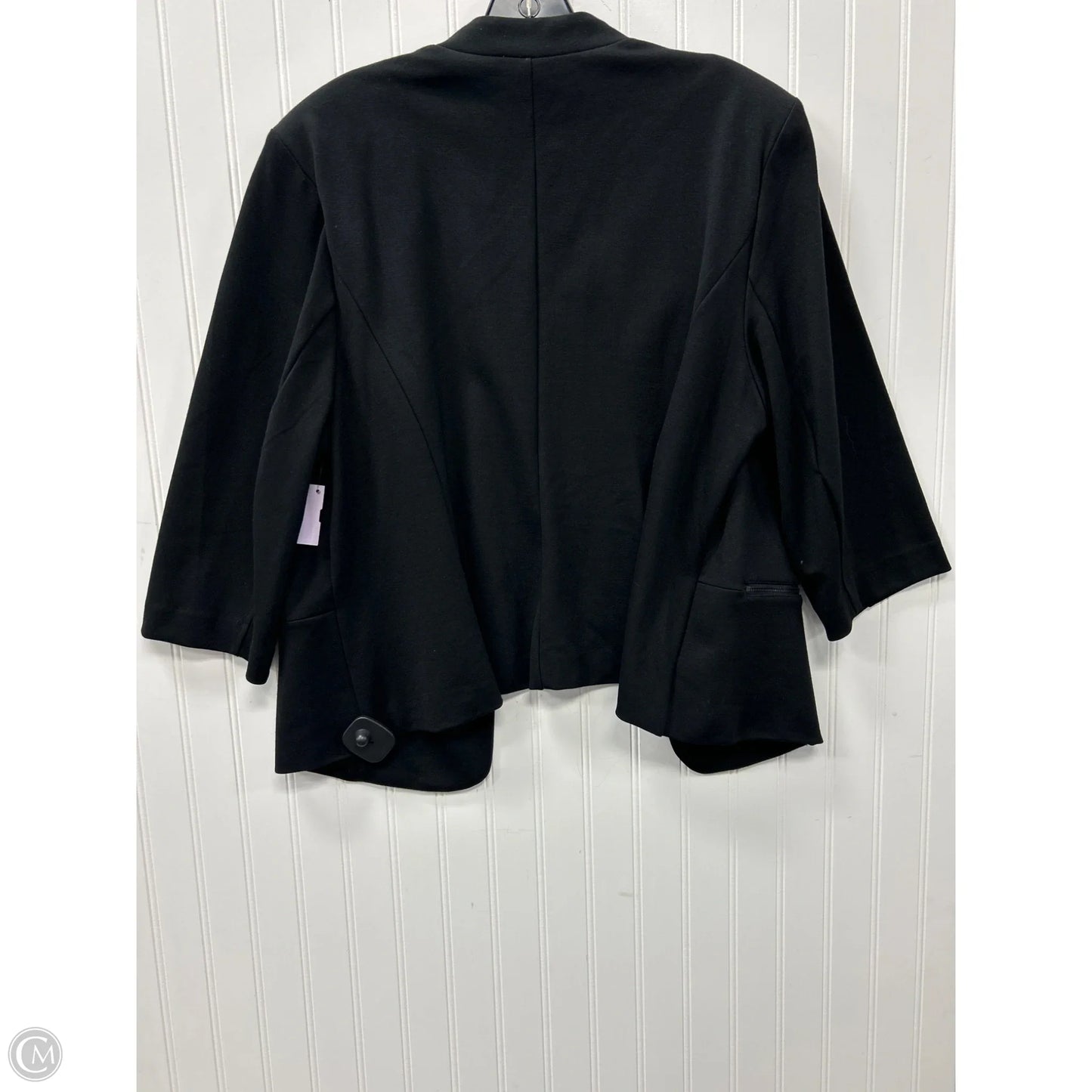 Blazer By Roz And Ali In Black, Size: 2x
