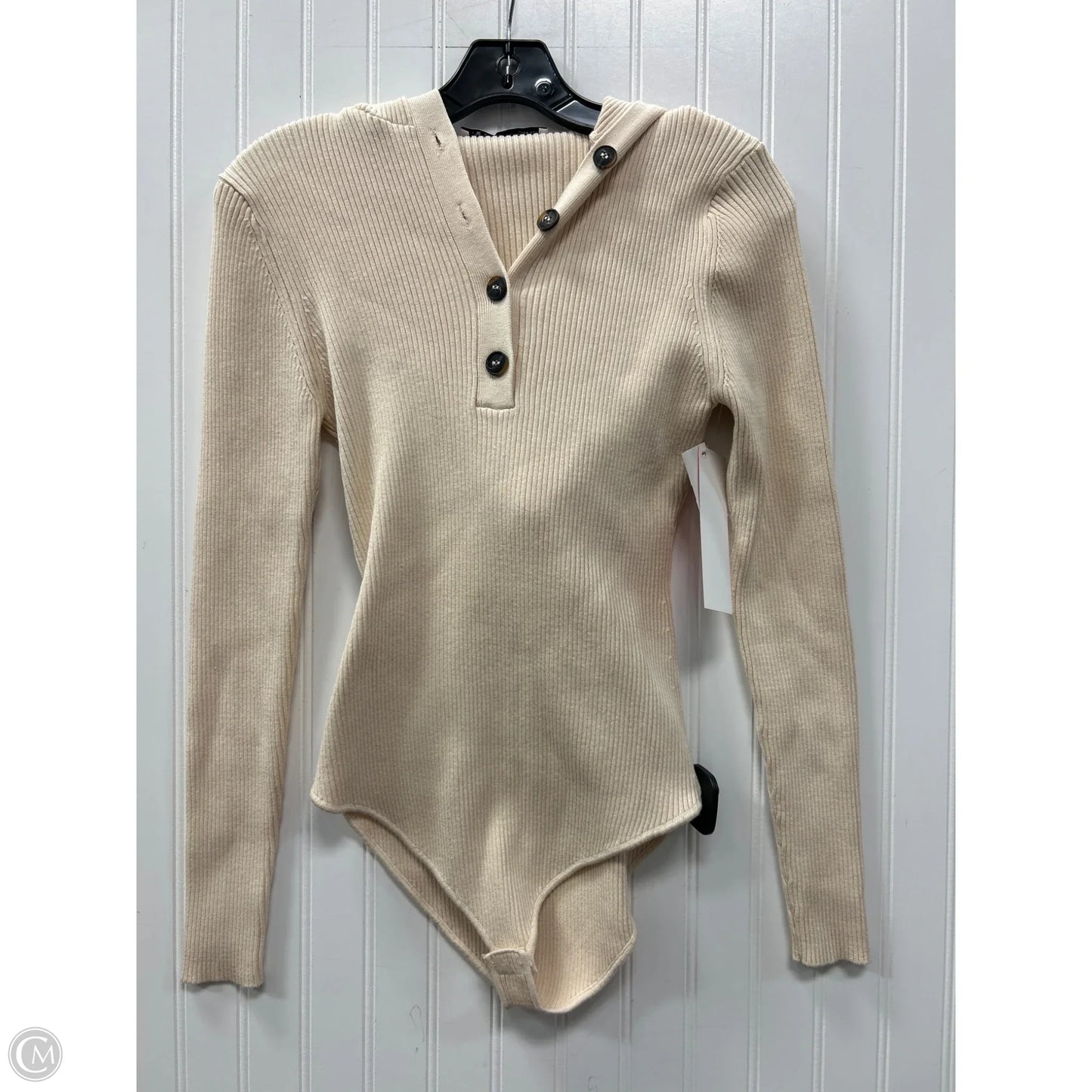 Bodysuit By Zara In Tan, Size: M