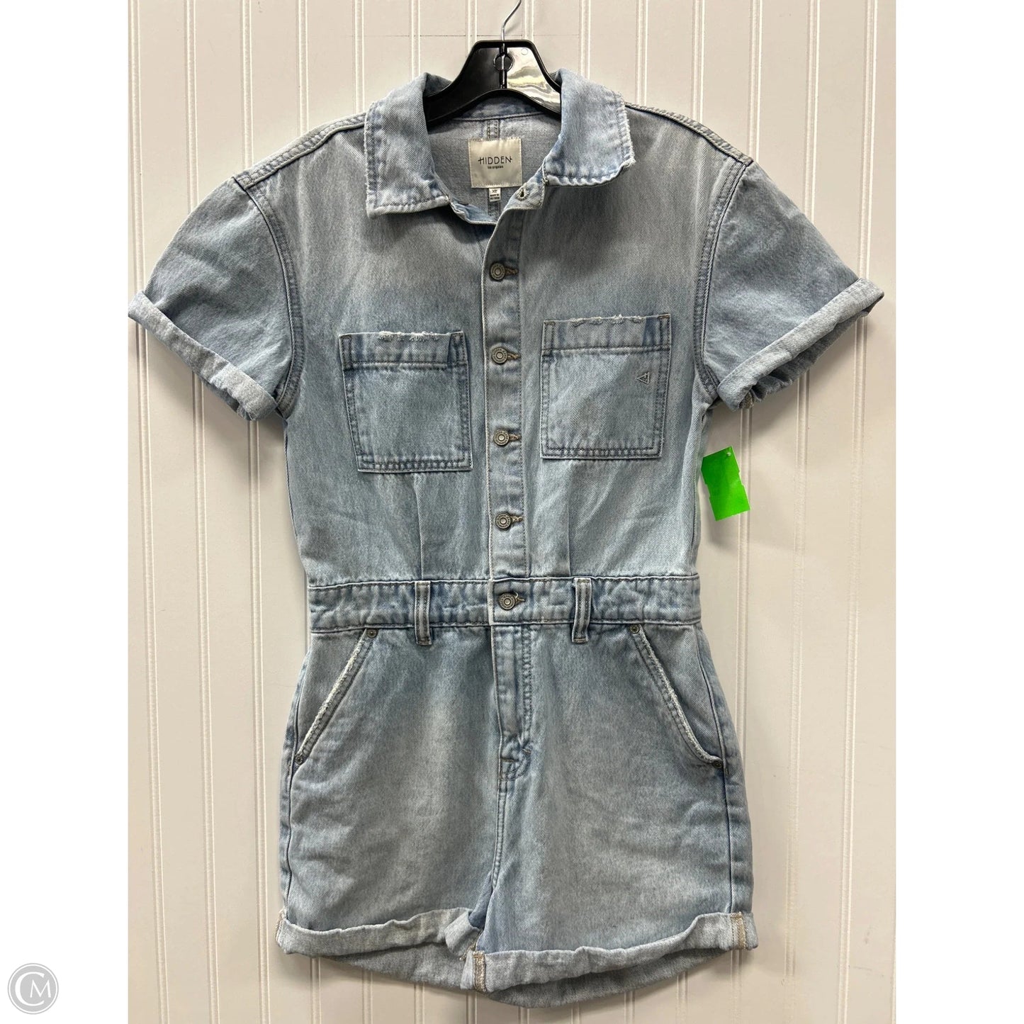 Shortalls By Hidden In Blue Denim, Size: Xs