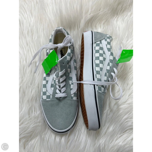 Shoes Sneakers By Vans In Green, Size: 6.5