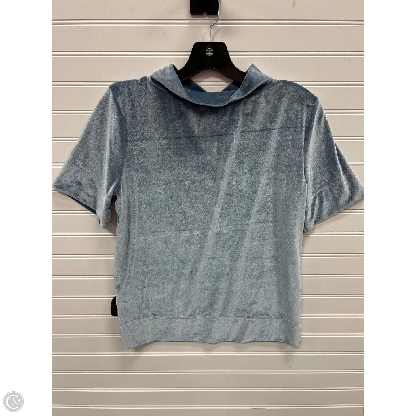 Top Short Sleeve By Anthropologie In Blue, Size: S
