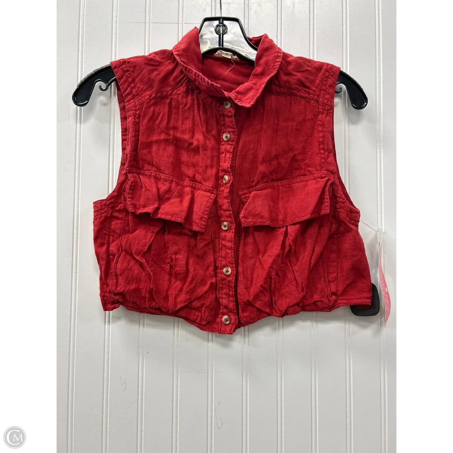 Top Sleeveless By Pilcro In Red, Size: Xs