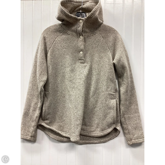 Athletic Sweatshirt Hoodie By Columbia In Cream, Size: M