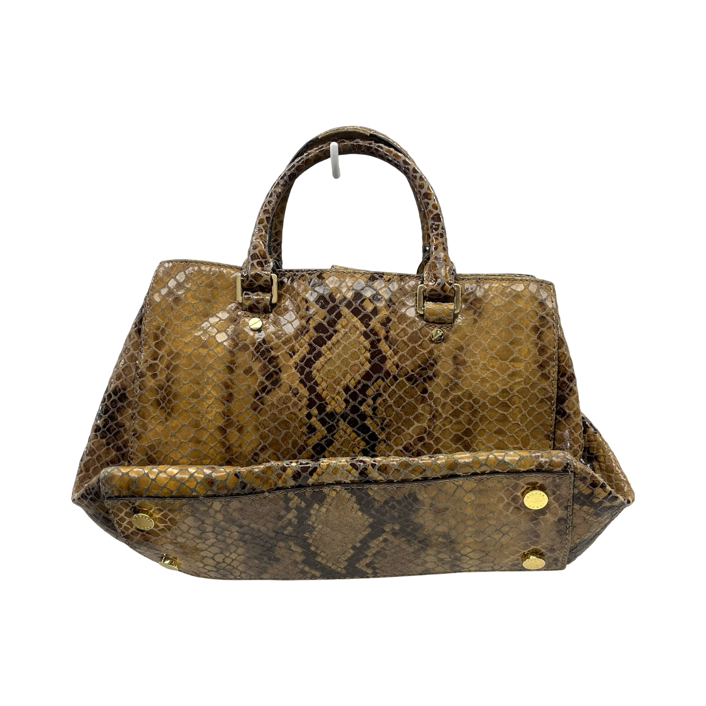 Handbag Designer By Michael Kors In Brown, Size:Medium