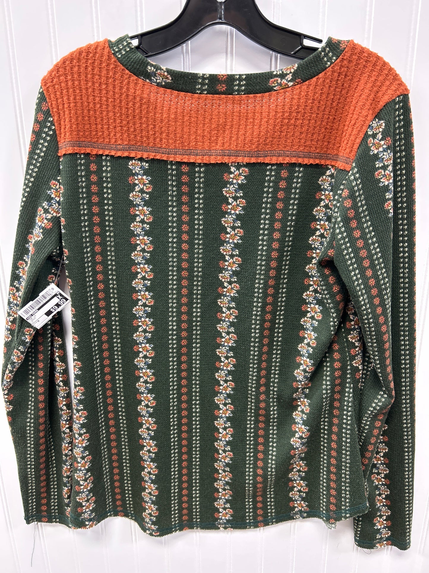 Top Ls By Ces Femme In Green, Size:M