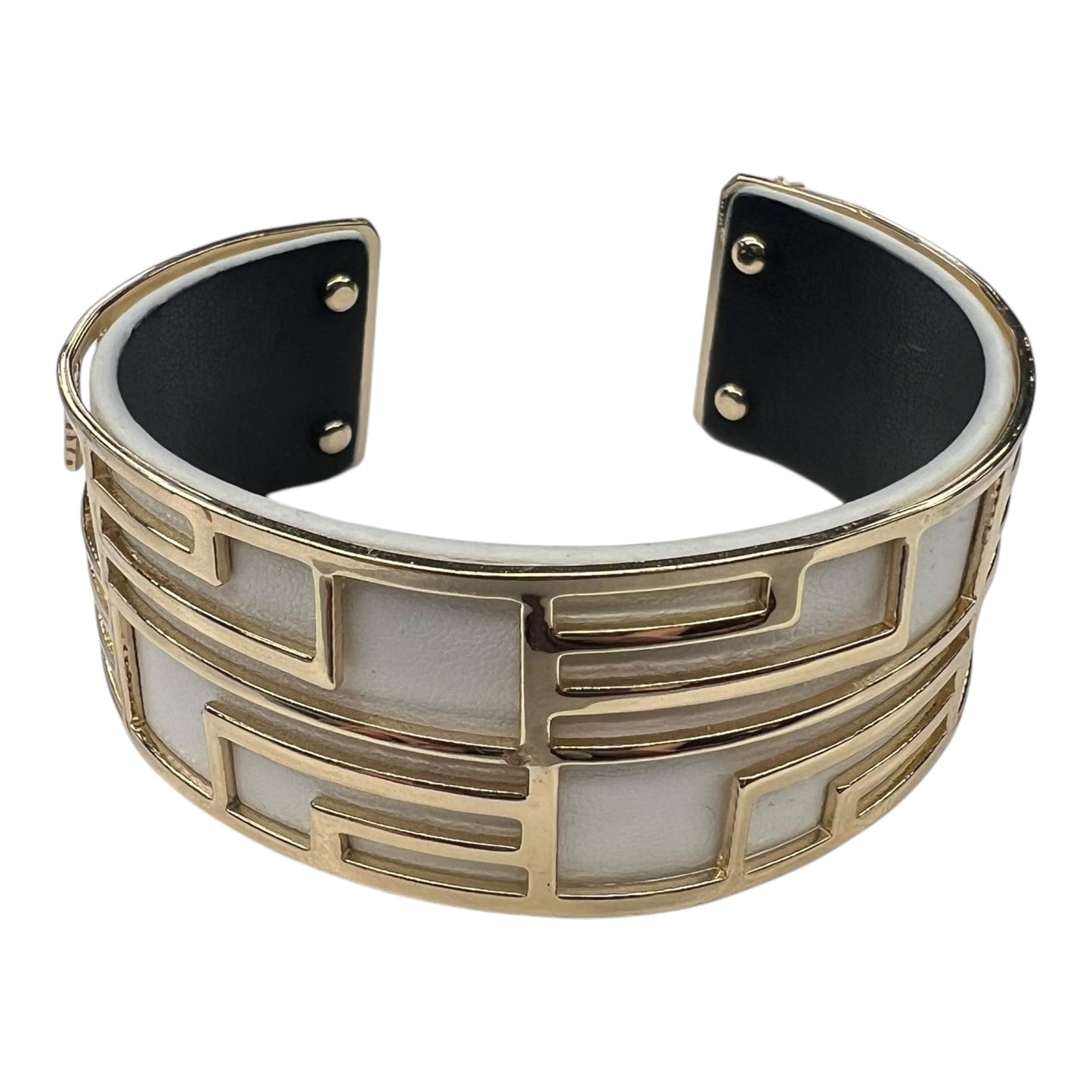 Bracelet Cuff By Cmf In Gold & White