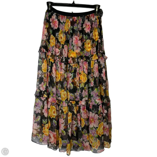 Skirt Midi By Johnny Was In Floral Print, Size: S
