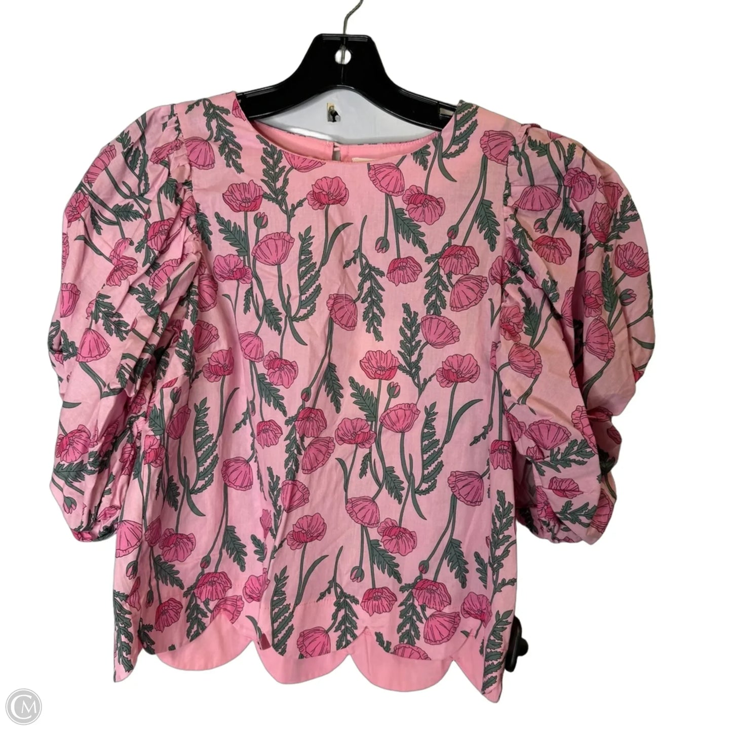 Top Short Sleeve By Entro In Pink, Size: S