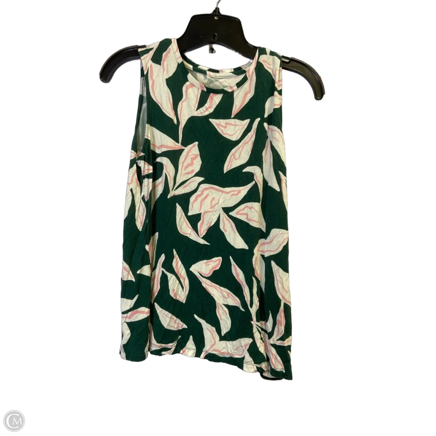 Top Sleeveless Basic By Nine West In Green, Size: M