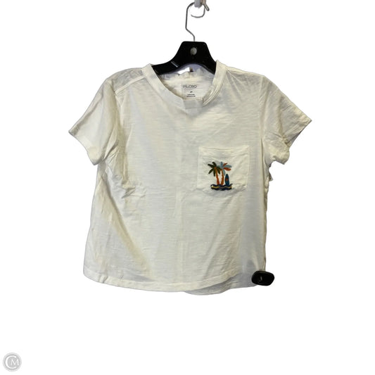 Top Short Sleeve By Pilcro In White, Size: S