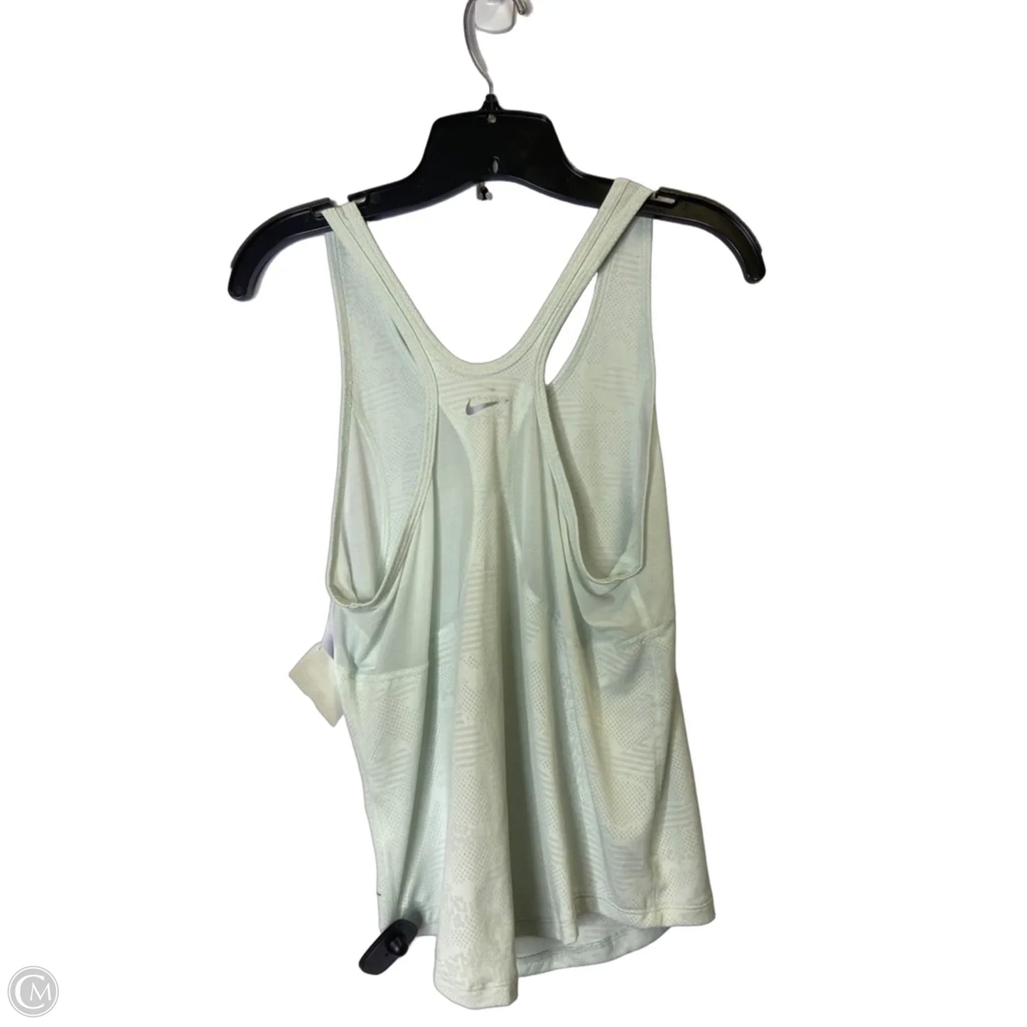 Athletic Tank Top By Nike Apparel In Green, Size: M