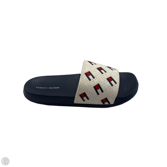 Sandals Flats By Tommy Hilfiger In Navy, Size: 8