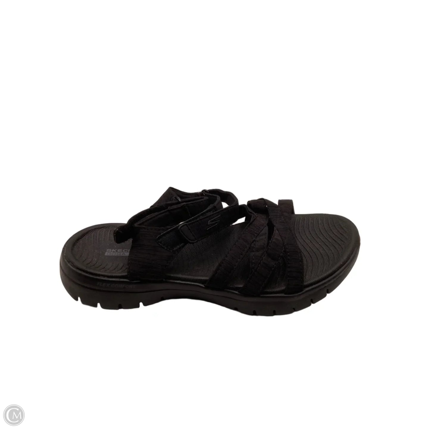 Sandals Sport By Skechers In Black, Size: 8