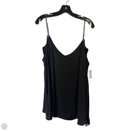 Blouse Sleeveless By Torrid In Black, Size: 2x
