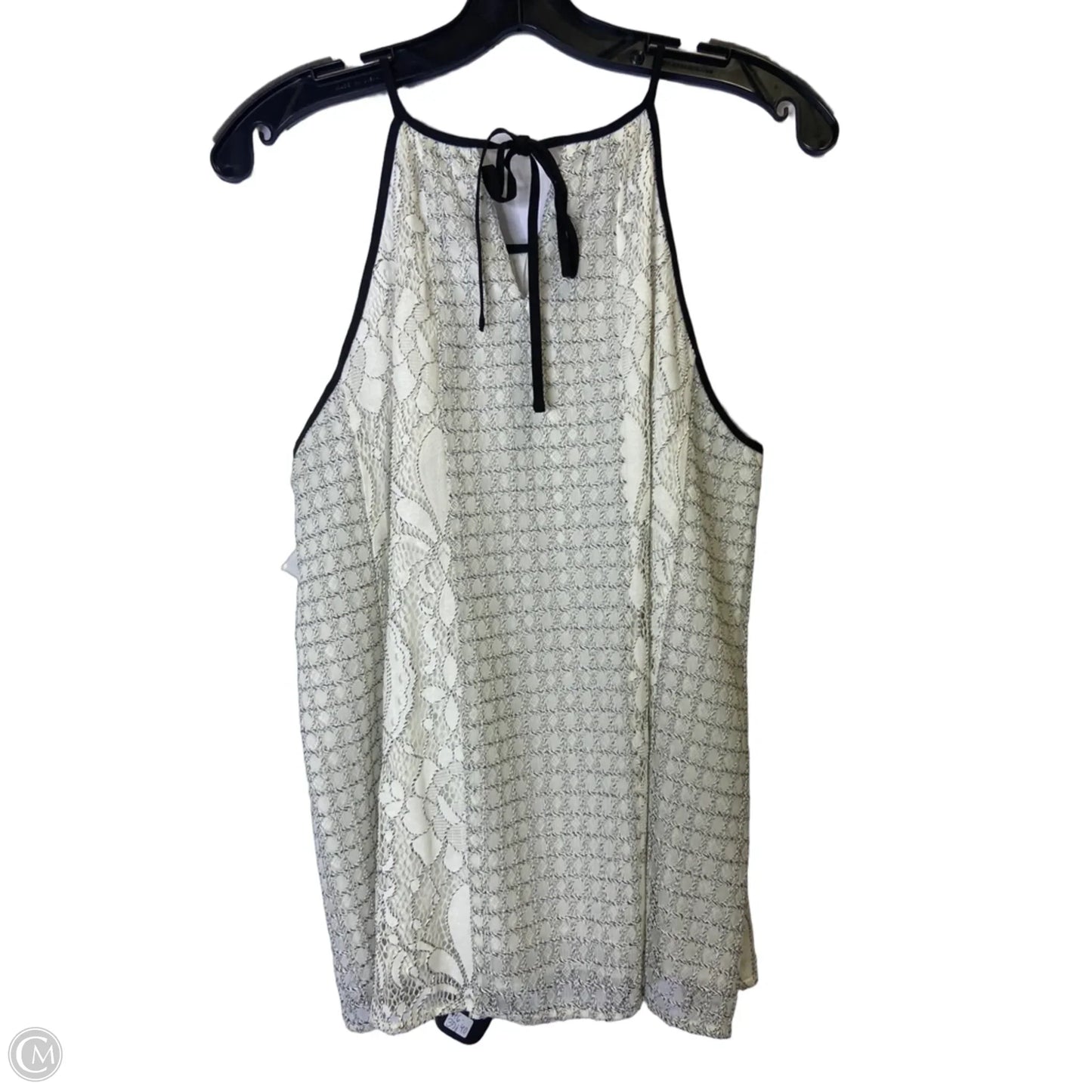 Top Sleeveless By Loft In Cream, Size: S