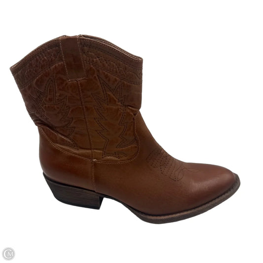 Boots Western By Clothes Mentor In Brown, Size: 10