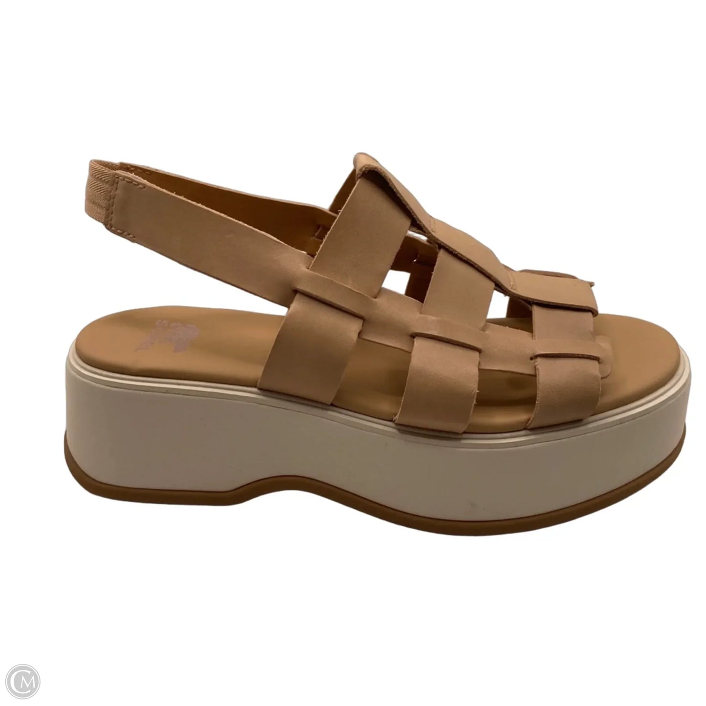 Sandals Heels Platform By Sorel In Cream, Size: 8.5