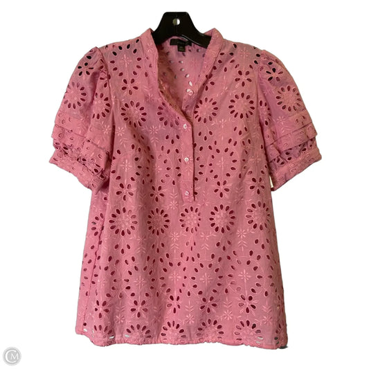 Top Short Sleeve By J. Crew In Pink, Size: Xs