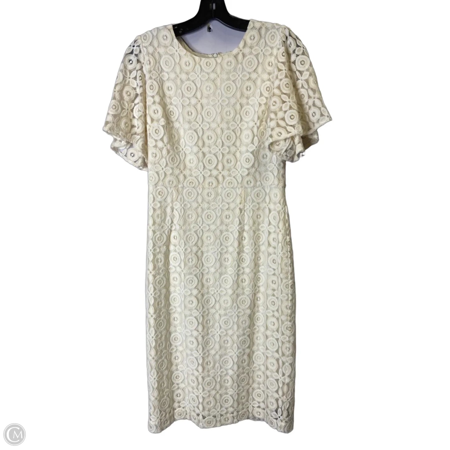 Dress Party Midi By Cma In Cream, Size: M