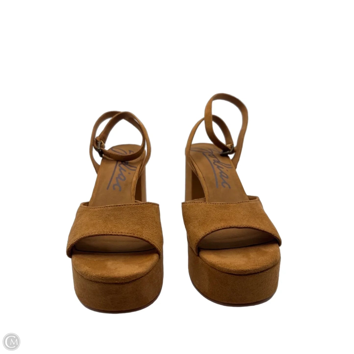 Shoes Heels Block By Zodiac In Brown, Size: 9.5