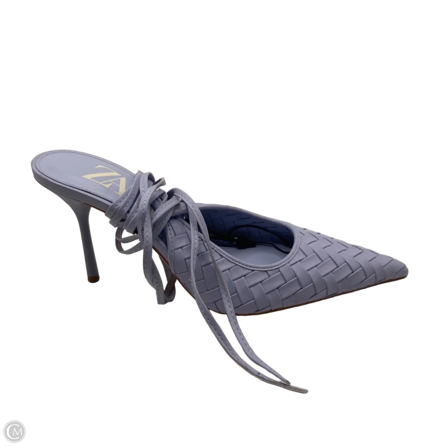 Shoes Heels Stiletto By Zara In Blue, Size: 9.5