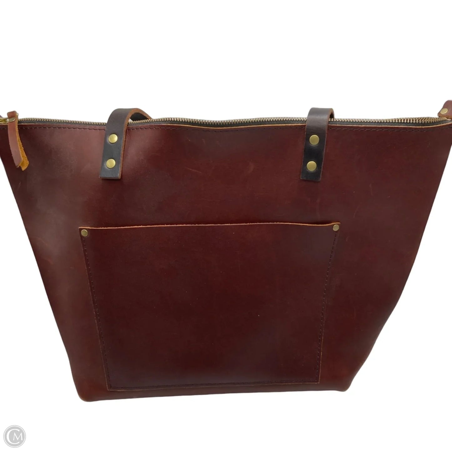 Handbag Leather By Portland Leather, Size: Medium