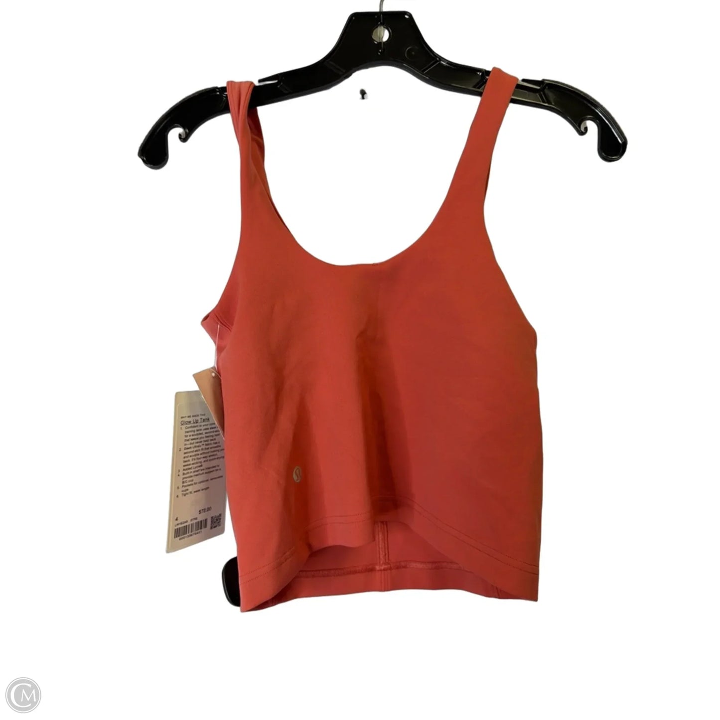 Athletic Tank Top By Lululemon In Pink, Size: 4