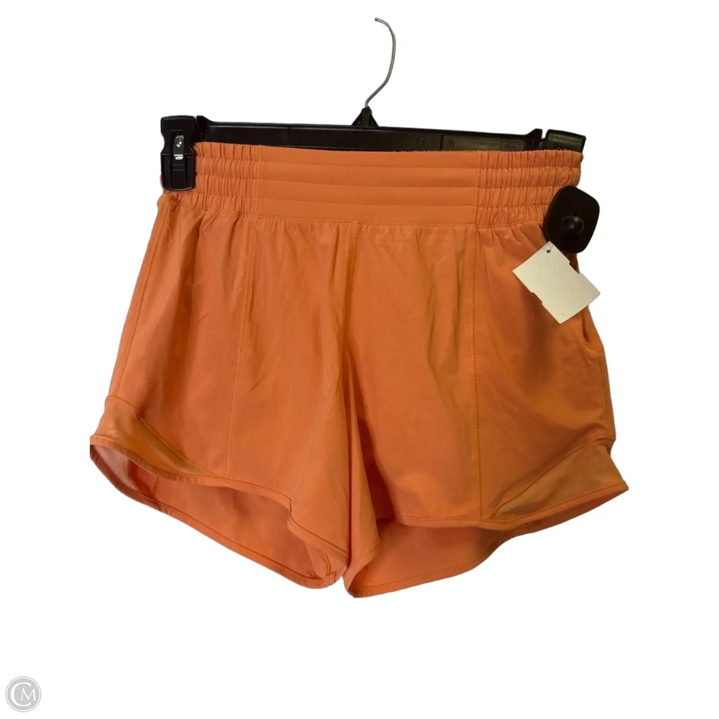 Athletic Shorts By Lululemon In Orange, Size: 4