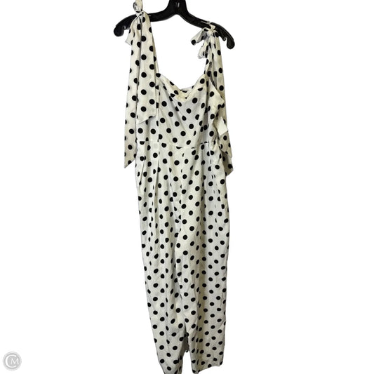 Jumpsuit By Shein In Polkadot Pattern, Size: 1x