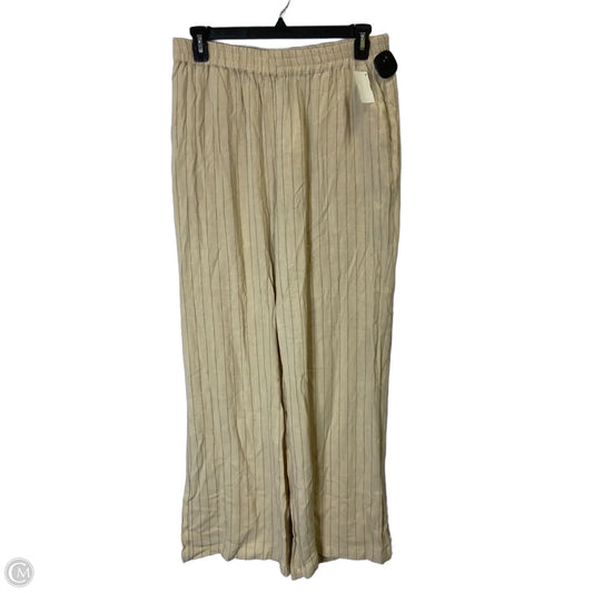 Pants Wide Leg By Steve Madden In Cream, Size: L