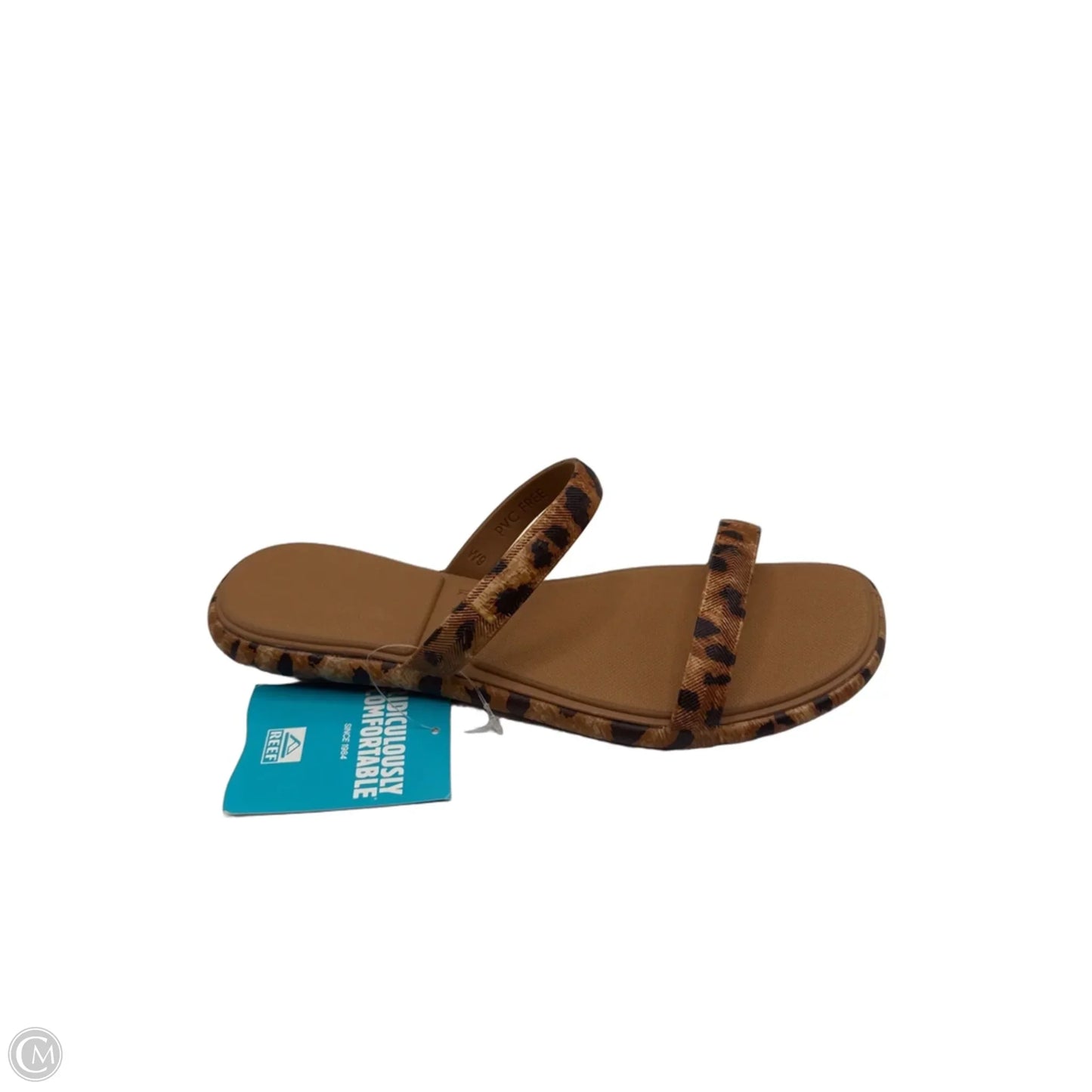 Sandals Flip Flops By Reef In Animal Print, Size: 9