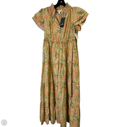 Dress Casual Maxi By Crown And Ivy In Orange & Pink, Size: S
