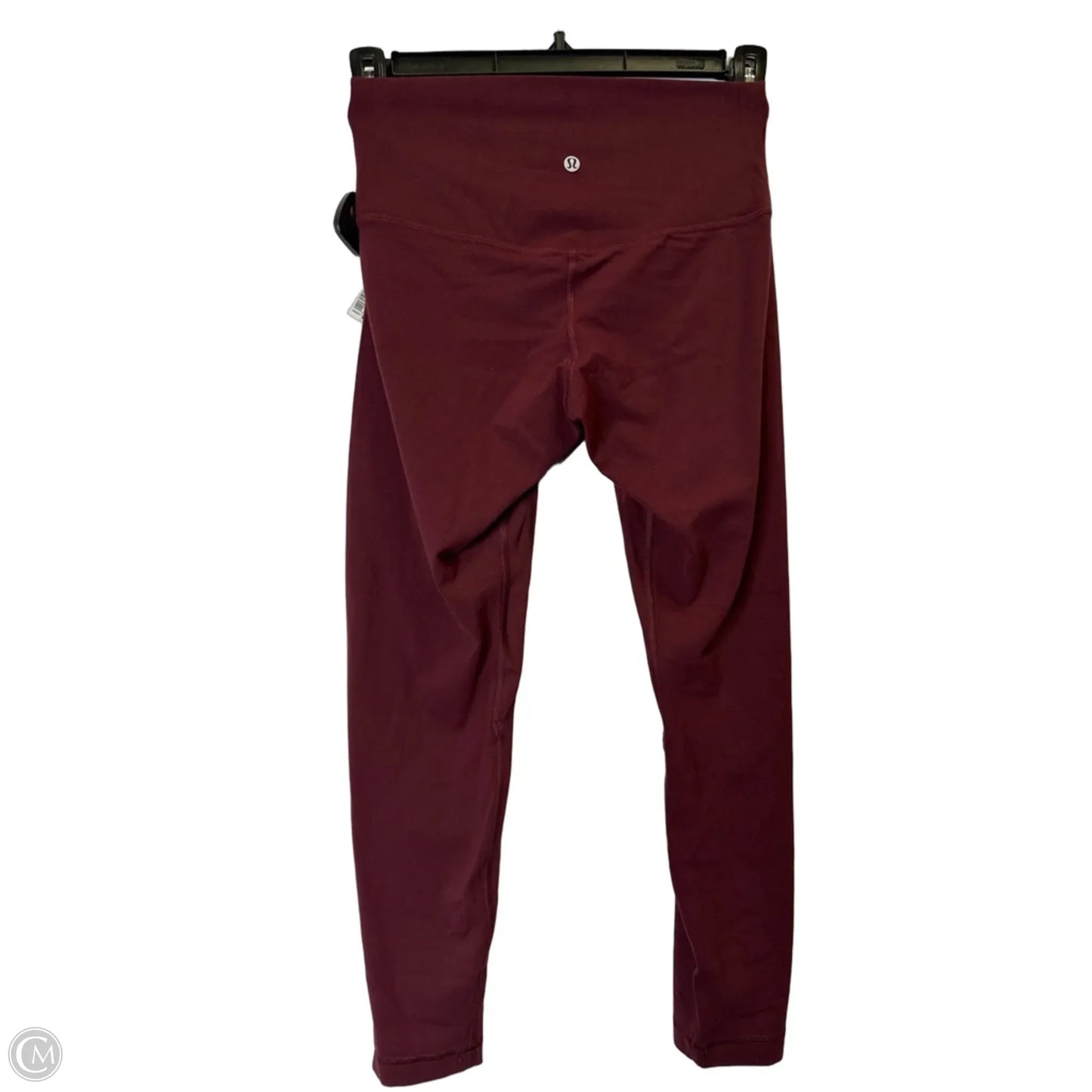 Athletic Leggings By Lululemon In Red, Size: 8