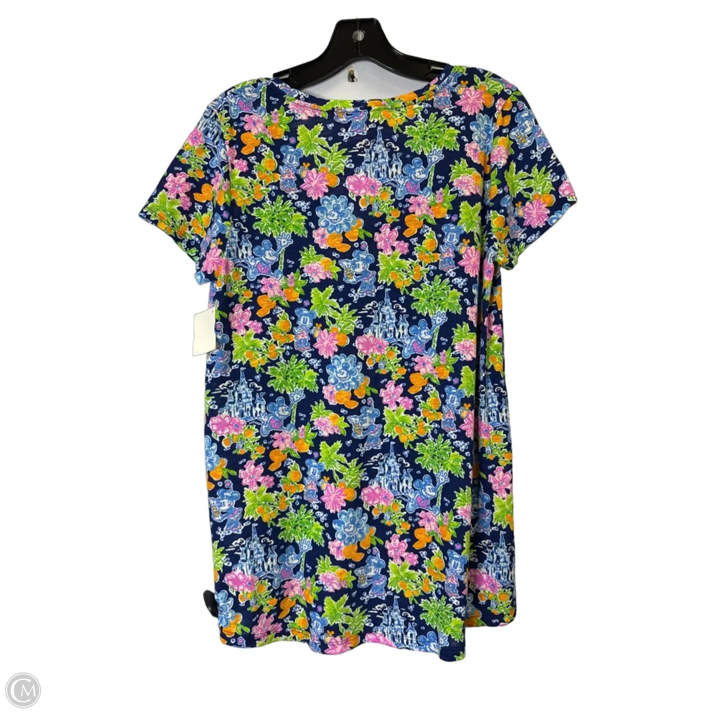 Top Short Sleeve By Lilly Pulitzer In Navy, Size: M
