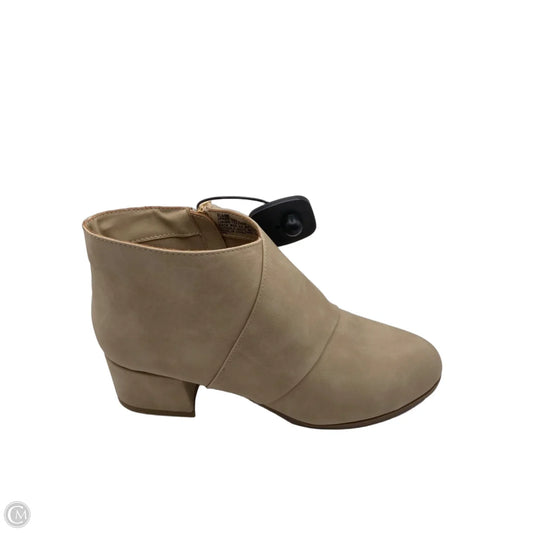 Boots Ankle Heels By Kim Rogers In Cream, Size: 10